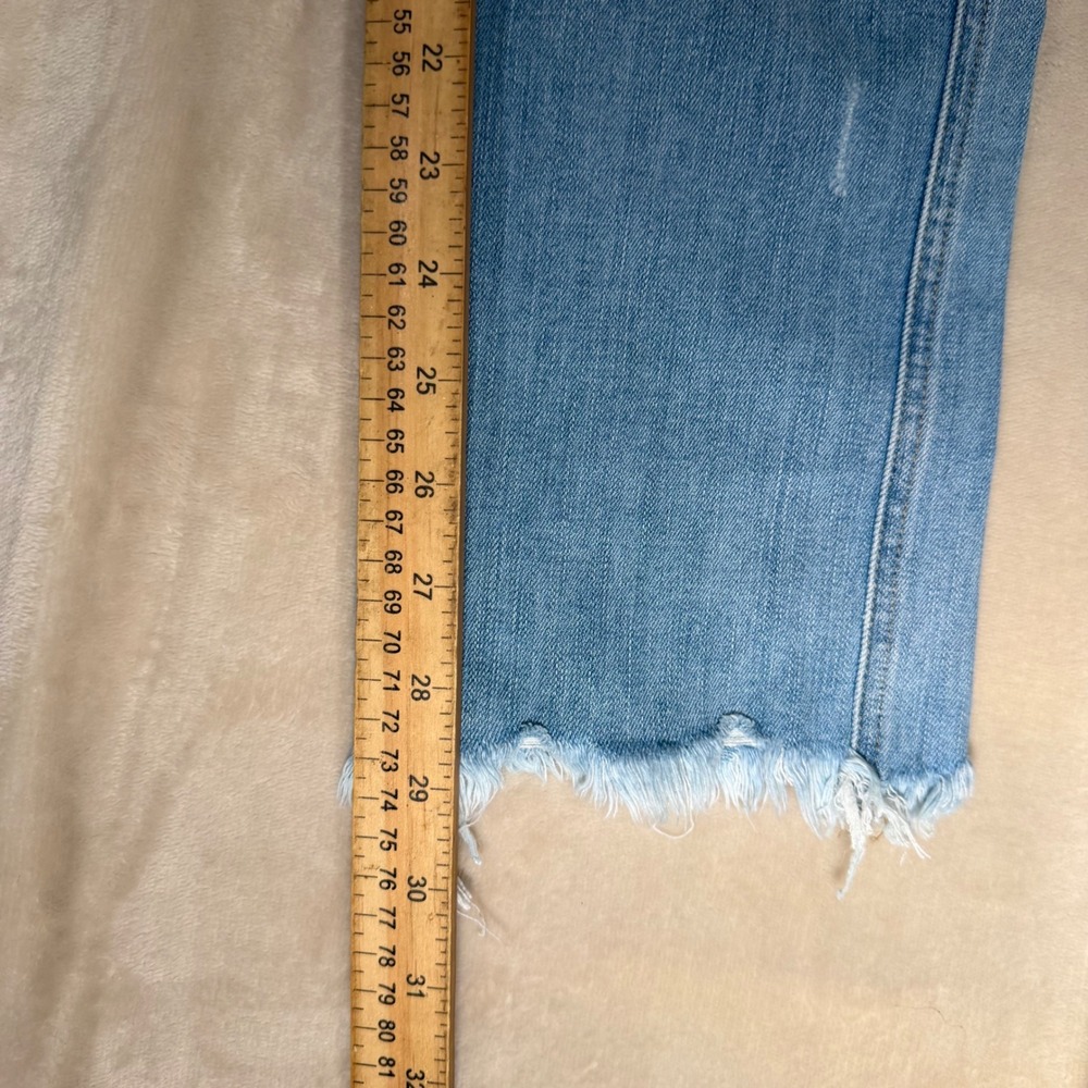 Flying Monkey Women's Light Blue Distressed Boot Cut Jeans - Picture 6 of 8